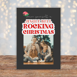 Tarjeta Festiva Navidades de Jingle Bell Rocking