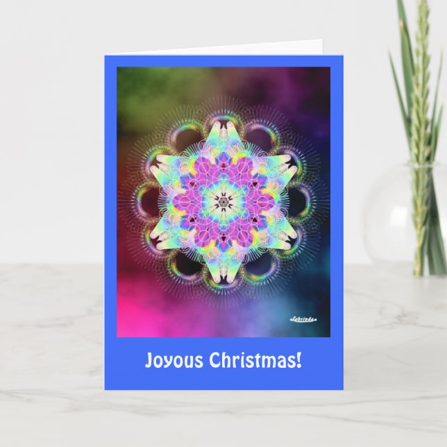Tarjeta Festiva Navidades de Joyous (Anverso)