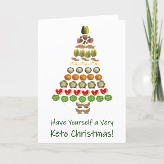 Tarjeta Festiva Navidades de Keto