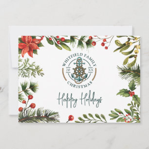 Tarjeta Festiva Navidades de la Casa de Playa Náutica