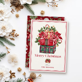 Tarjeta Festiva Navidades de la clase clásica de diversos tipos