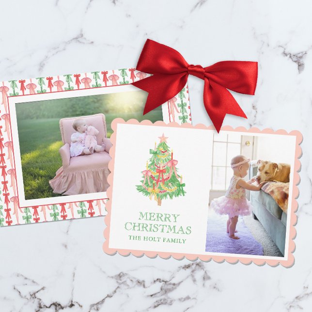 Tarjeta Festiva Navidades de la Coqueta del Vestido Verde Rosa de  (Subido por el creador)