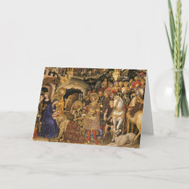 Tarjeta Festiva Navidades de la Epifanía Religiosa Tres Reyes Mago