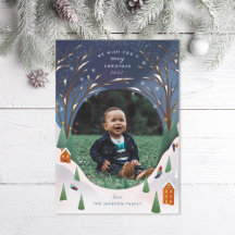 Navidades de la escena invernal de Snowy Village