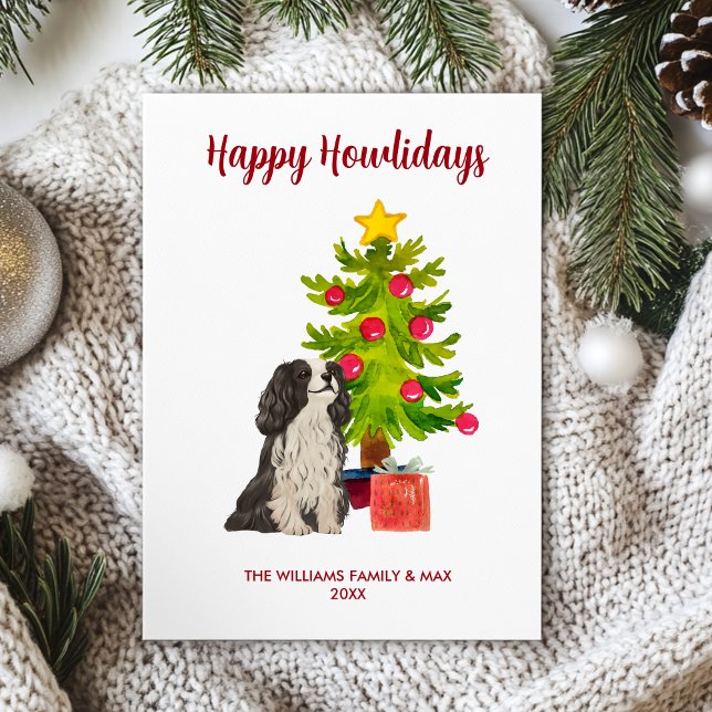 Tarjeta Festiva Navidades de la familia de perros de España (Subido por el creador)