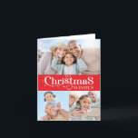Tarjeta Festiva Navidades de la FAMILIA FOTO tipografía elegante r<br><div class="desc">por kat massard >> www.simplysweetPAPERIE.com <<< Un diseño tipográfico elegante que presenta los Navidades de comillas. Opción multifoto para tu hermosa familia. CONSEJO 1. Para redimensionar / reubicar la foto pulse el botón "personalizar". 2. También puede cambiar las fuentes, mover y agregar más texto! NECESITA AYUDA PARA OBTENER TU FOTO...</div>