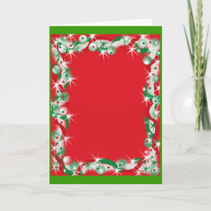 Tarjeta Festiva Navidades de la frontera de Garland