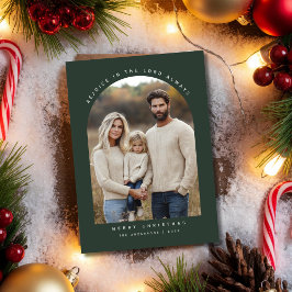 Tarjeta Festiva Navidades de la Iglesia del Arco Verde se alegran