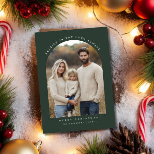 Tarjeta Festiva Navidades de la Iglesia del Arco Verde se alegran 