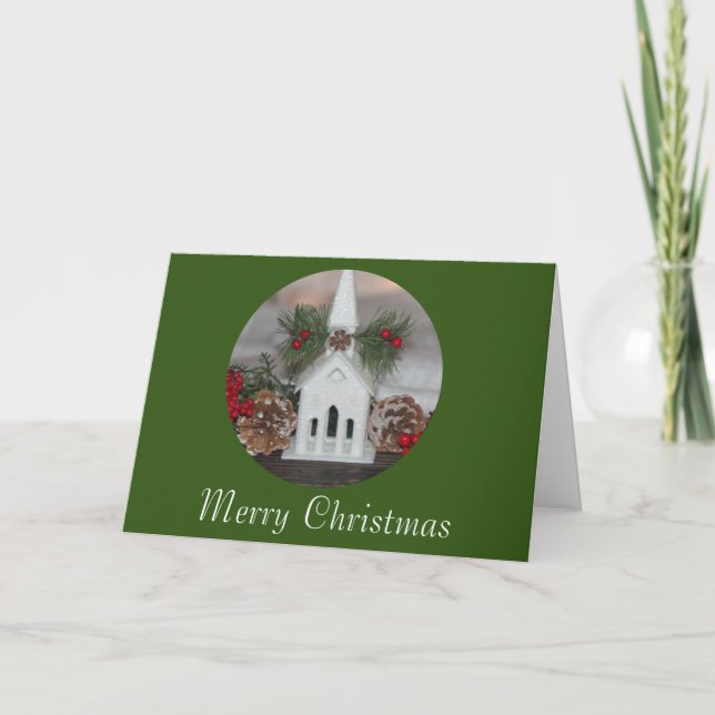 Tarjeta Festiva Navidades de la Iglesia Rusa James 1:17 Personaliz (Anverso)