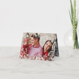 Tarjeta Festiva Navidades de la Marina Botanicals Floral 1 photo A