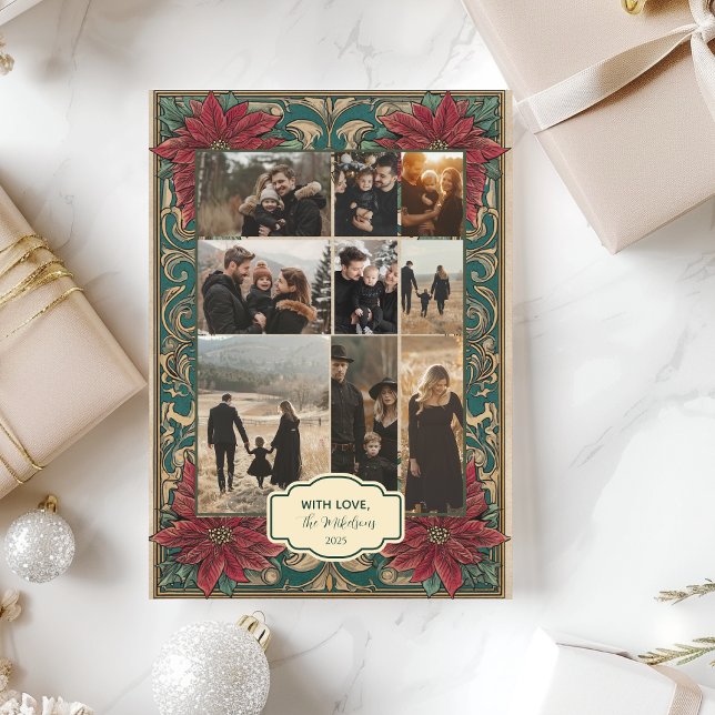 Tarjeta Festiva Navidades de la organización fotográfica Poinsetti (Subido por el creador)