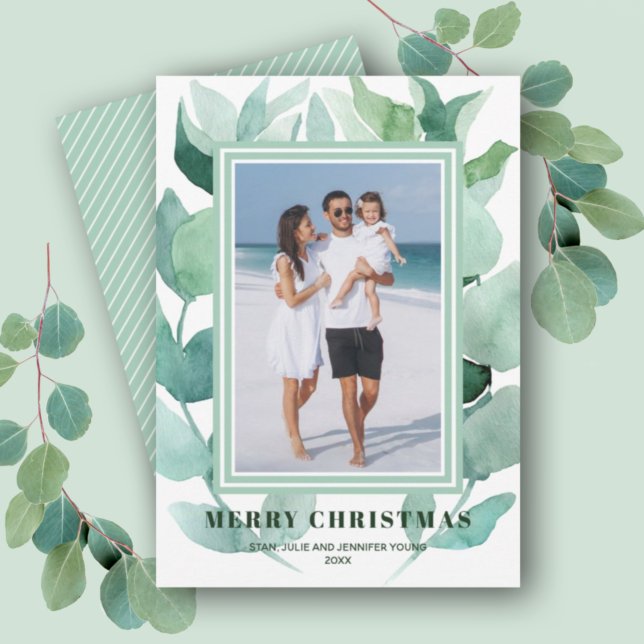 Tarjeta Festiva Navidades de la vegetación acuática (Subido por el creador)