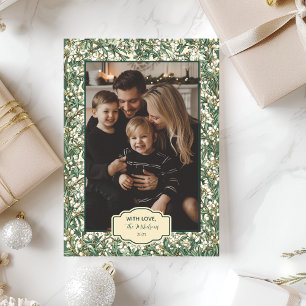 Tarjeta Festiva Navidades de la vegetación de invierno de Photo Cl