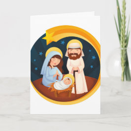 Tarjeta Festiva Navidades de la Virgen María Jesús