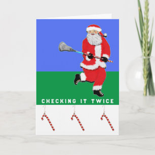 Tarjeta Festiva Navidades de Lacrosse