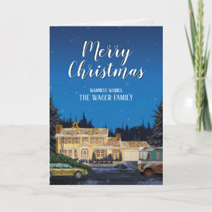 Tarjeta Festiva Navidades de Lampoon