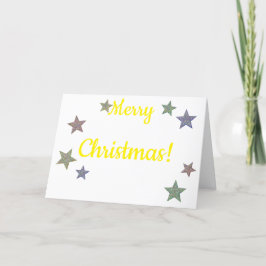 Tarjeta Festiva Navidades de las Estrellas Purpurinoso