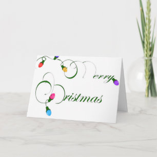 Tarjeta Festiva Navidades de Light Up