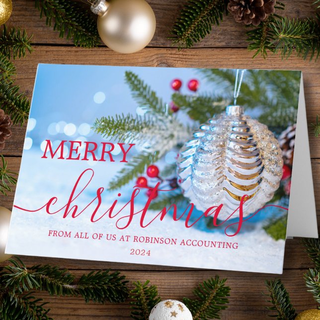 Tarjeta Festiva Navidades de logotipos de empresas modernos (Subido por el creador)