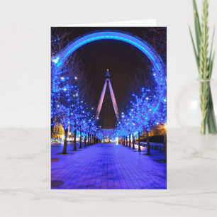 Tarjeta Festiva Navidades de London Eye