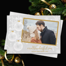 Navidades de los Ornamentos Blancos Foto