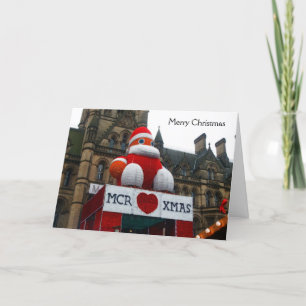 Tarjeta Festiva Navidades de Manchester