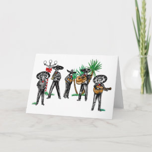 Tarjeta Festiva Navidades de Mariachi