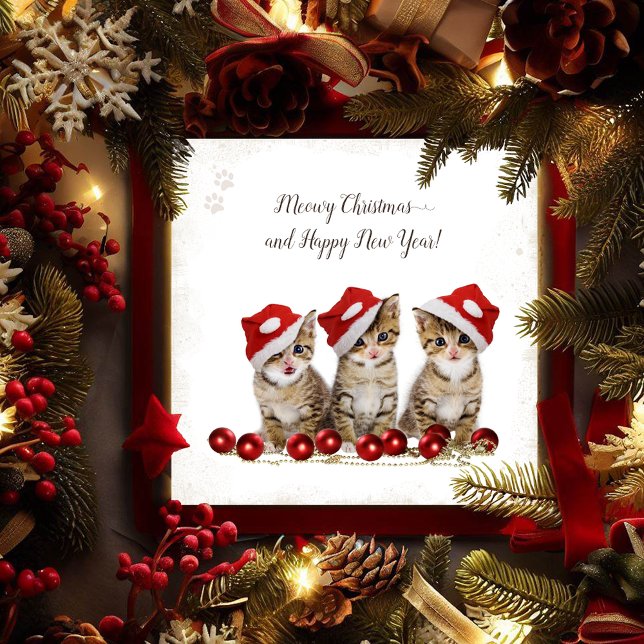 Tarjeta Festiva Navidades de Meowy de Jingle Cats personalizados (Subido por el creador)