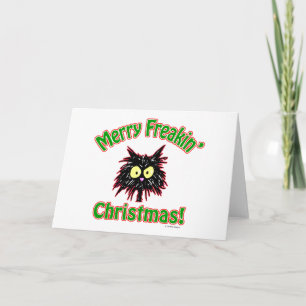 Tarjeta Festiva Navidades de Merry Freakin