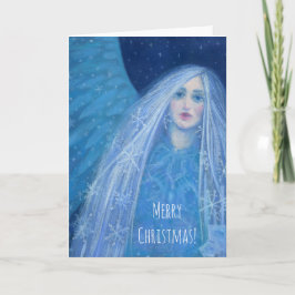 Tarjeta Festiva Navidades de Metelitsa Chica Snegurochka