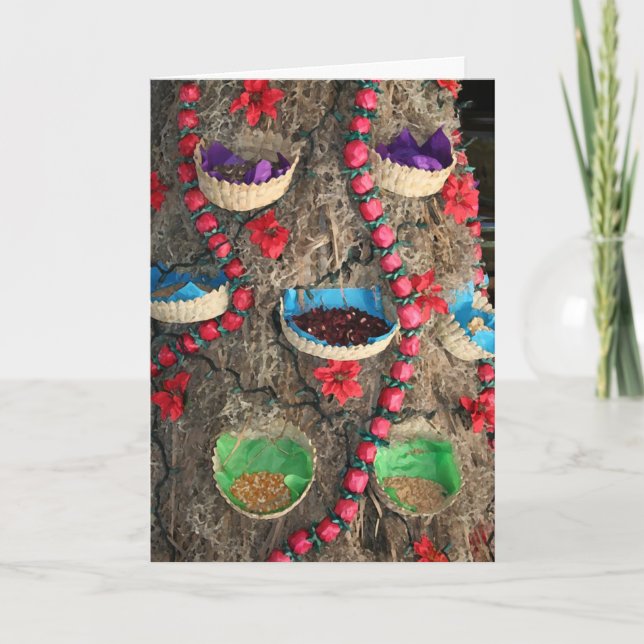 Tarjeta Festiva Navidades de México (Anverso)