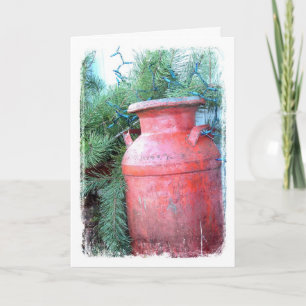 Tarjeta Festiva Navidades de Milk Can