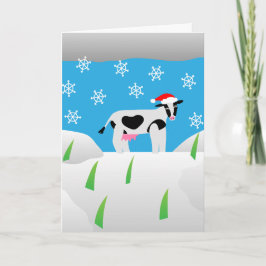 Tarjeta Festiva Navidades de Moo-ey