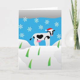 Tarjeta Festiva Navidades de Moo-ey