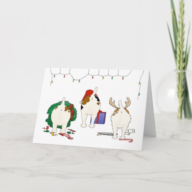 Tarjeta Festiva Navidades De Nada Más Que De Jack (Anverso)