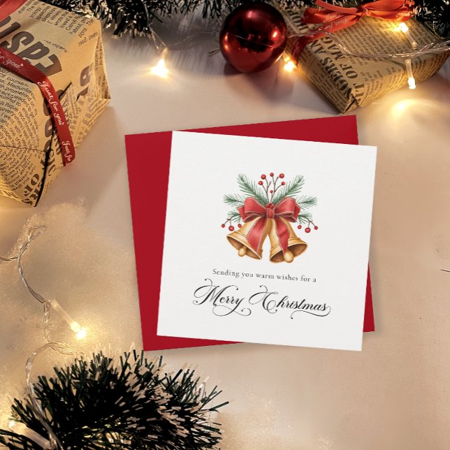 Tarjeta Festiva Navidades de Navidades pintados a mano (Subido por el creador)