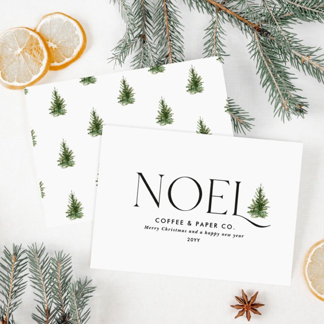 Tarjeta Festiva Navidades de negocios de la tipografía moderna de  (Subido por el creador)