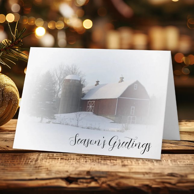 Tarjeta Festiva Navidades de negocios del Barn de los Países Rojos (Subido por el creador)