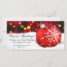 Navidades de negocios Red Sparkle