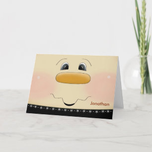 Tarjeta Festiva Navidades de nombres personalizados para niños fel