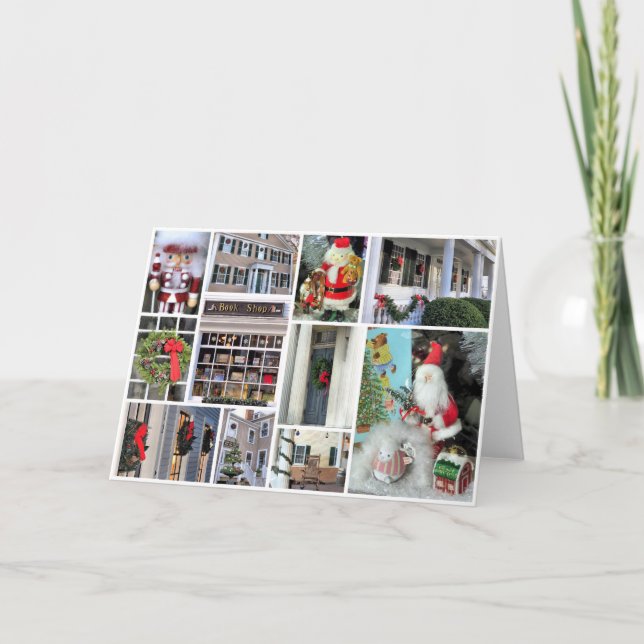 Tarjeta Festiva Navidades de North Street (Anverso)