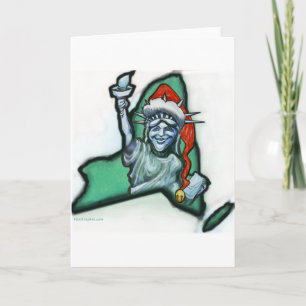 Tarjeta Festiva Navidades de Nueva York