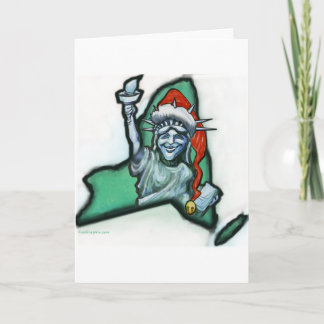 Tarjeta Festiva Navidades de Nueva York