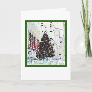 Tarjeta Festiva Navidades de Nueva York