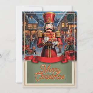 Tarjeta Festiva Navidades de Nutcracker