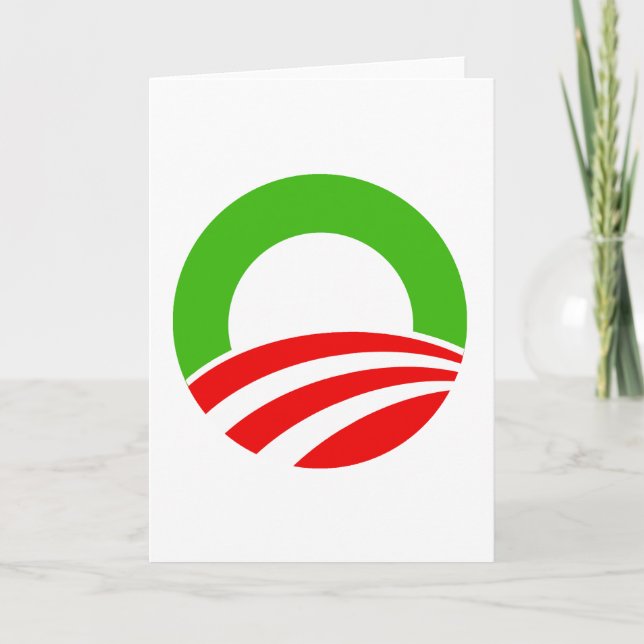 Tarjeta Festiva Navidades de Obama (Anverso)