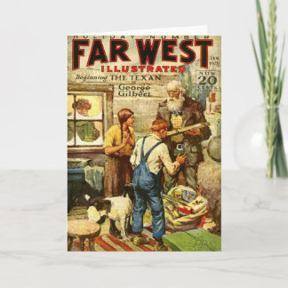 Tarjeta Festiva Navidades de Occidente 1928