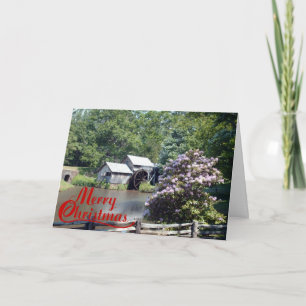 Tarjeta Festiva Navidades de Old Mill