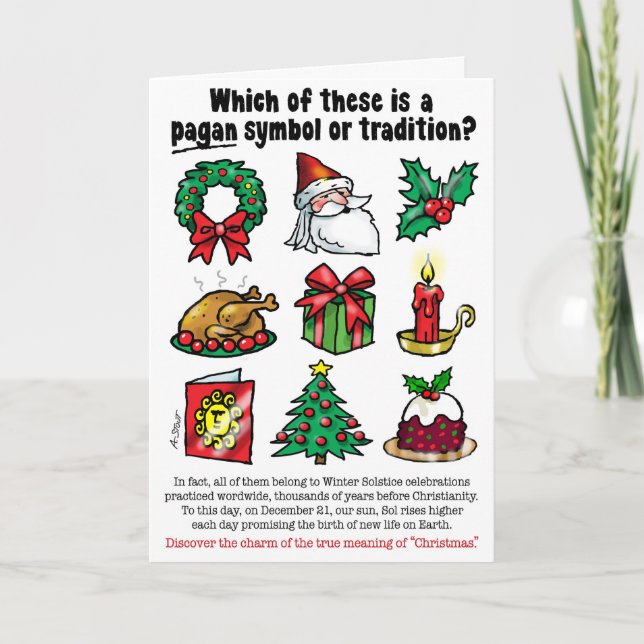 Tarjeta Festiva NAVIDADES de PAGAN (Anverso)